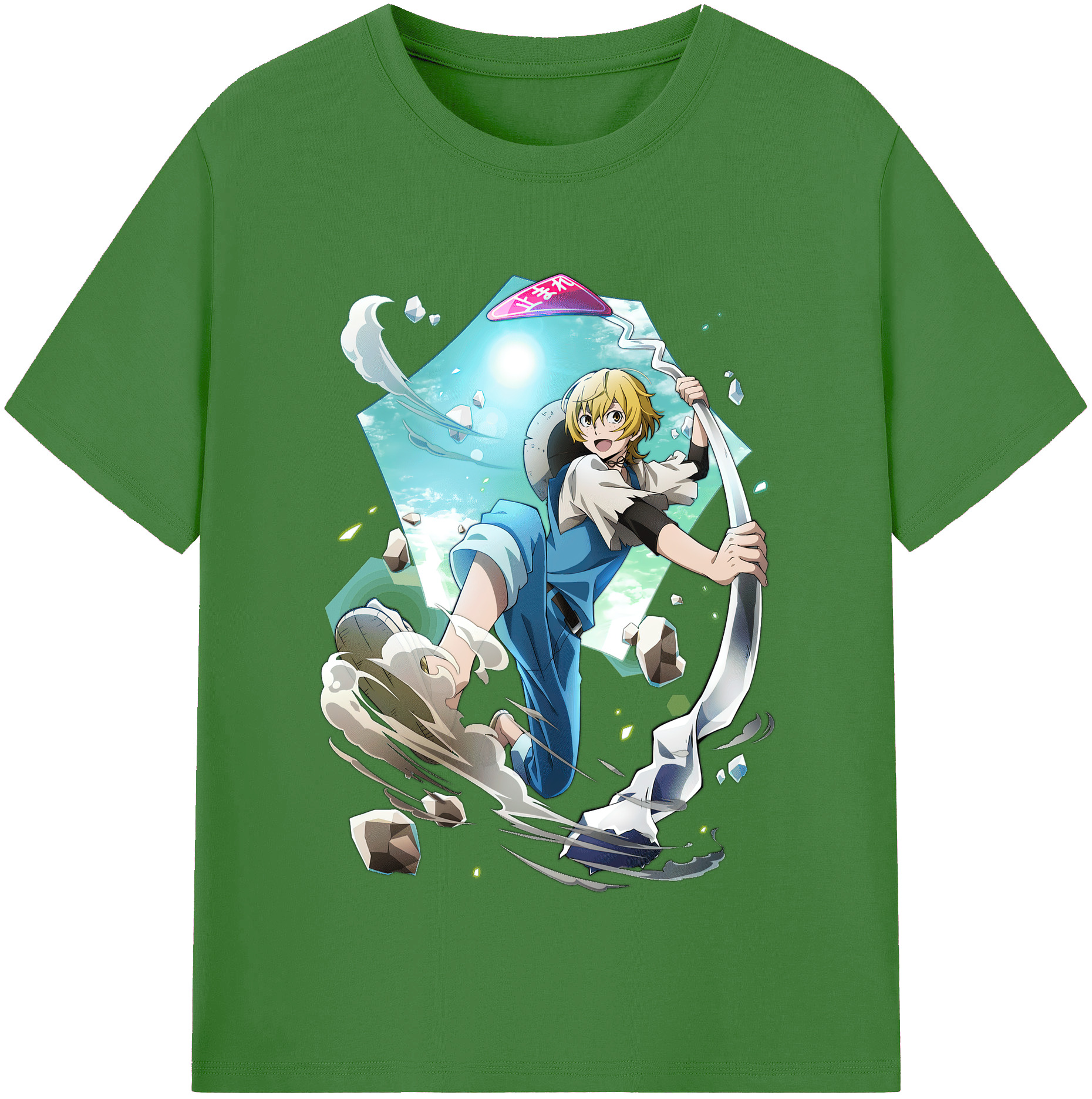 （画像用） 文豪ストレイドッグス Bungo Stray Dogs レディースカジュアルプリントTシャツ（綿100％）